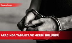 Tasarrufunda 1 tabanca ile 6 canlı mermi bulundu…