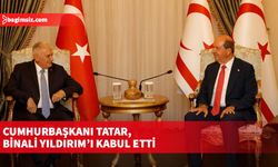 Cumhurbaşkanı Tatar, eski başbakan ve TDT Aksakallılar Heyeti Başkanı Binali Yıldırım’ı kabul etti