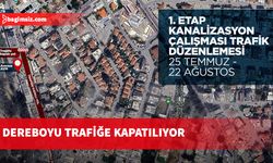 Mehmet Akif Caddesi’nde kanalizasyon çalışmaları başlıyor...