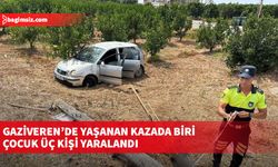 Gaziveren’de yaşanan kazada biri çocuk üç kişi yaralandı