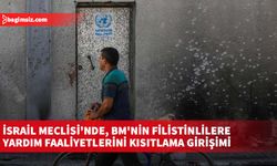 İsrail Meclisi'nde, BM'nin Filistinlilere yardım faaliyetlerini kısıtlama girişimi