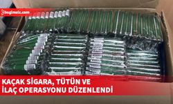 730 bin dal sigara, 153 bin 400 elektronik sigara, 124 bin 635 gram tütün ele geçirildi…