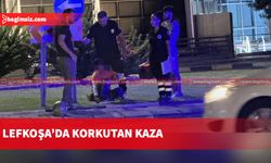 Motosiklet sürücüsü direksiyon hakimiyetini kaybetti