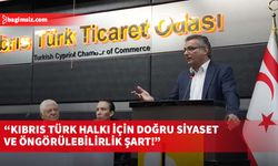 Erhürman: Kıbrıs Türk halkı için doğru siyaset ve öngörülebilirlik şart!