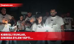 Kıbrıslı Rumlar, sınırda eylem yaptı…