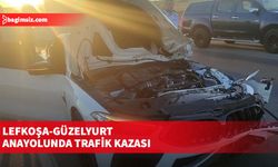 Lefkoşa-Güzelyurt anayolunda trafik kazası