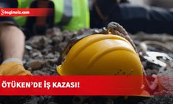 Üç metre yükseklikten beton zemine düştü…