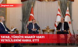 Cumhurbaşkanı Tatar, Türkiye Maarif Vakfı yetkililerini kabul etti