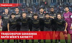 Trabzonspor sahasında Rapid Wien'e kaybetti