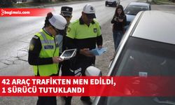 Trafik denetimlerinde 434 sürücü rapor edildi