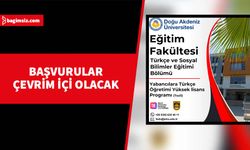 DAÜ Eğitim Fakültesi’nden “Yabancılara Türkçe Öğretimi” alanında yeni yüksek lisans programı