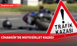 Motosikletin hakimiyetini kaybeden sürücü düştü…