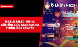 Kültürlerin Kaynaşması etkinliği, 6 Ekim Pazar günü saat 10.00’da başlayıp gün boyu devam edecek