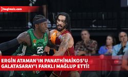 Ergin Ataman'ın Panathinaikos'u Galatasaray'ı farklı mağlup etti