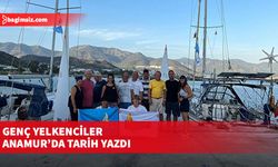 Genç yelkenciler Anamur’da tarih yazdı