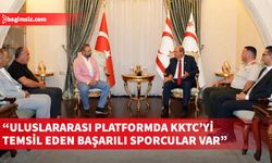 Cumhurbaşkanı Tatar, Girne Avcılık ve Atıcılık Spor Kulübü başkan ve üyelerini kabul etti