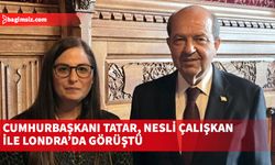 Tatar, İngiltere Parlamentosu’na giren ilk Kıbrıslı Türk Nesli Çalışkan ile görüştü