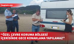 Karpaz Özel Çevre Koruma Bölgesi'ndeki 36 karavan sahibine ihbarname, 4 karavan sahibine cezai işlem…