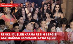 Serginin açılışı küçük ve genç sanatçılarla yapıldı