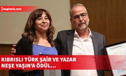 Kıbrıslı Türk şair ve yazar Neşe Yaşın’a ödülKıbrıslı Türk şair ve yazar Neşe Yaşın’ın, Uluslararası Barış Bürosu (IPB) üyesi Atina’da faaliyet gösteren Uluslararası İlişkiler ve Küreselleşme Gözlemci