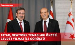 Cumhurbaşkanı Tatar, TC Cumhurbaşkanı Yardımcısı Yılmaz ile görüştü