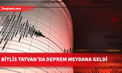 Bitlis'te 4,5 büyüklüğünde deprem