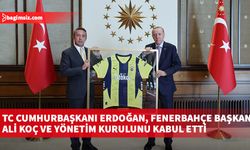 TC Cumhurbaşkanı Erdoğan, Fenerbahçe Başkanı Ali Koç ve yönetim kurulunu kabul etti