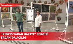 “Kıbrıs Yaban Hayatı” fotoğraf sergisi Ercan Havalimanı’nda açıldı