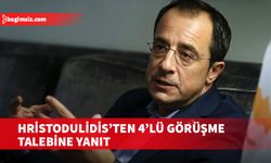 Nikos Hristodulidis: Türk tarafı hep dörtlü görüşme talep etti, böyle bir şey olamaz