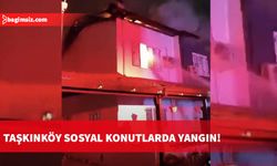 Taşkınköy Sosyal Konutlarda yangın!