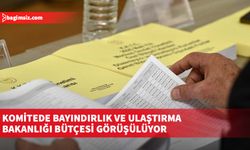 Komitede Bayındırlık ve Ulaştırma Bakanlığı bütçesi görüşülüyor