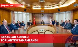 Bakanlar Kurulu toplantısı tamamlandı