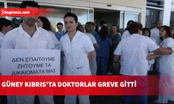 Güney Kıbrıs'ta doktorlar 48 saatlik greve gitti, sağlık sistemi aksadı!