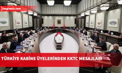 Türkiye Cumhurbaşkanlığı Kabinesi üyeleri KKTC'nin kuruluşunun 41. yılını kutladı