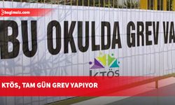 KTÖS Mehmetçik İlkokulu’nda tam gün grev yapıyor