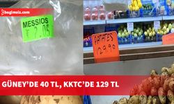 Güney Kıbrıs’ta 1 kilo patates 40 TL, KKTC’de 129 TL