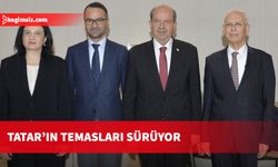 Cumhurbaşkanı Tatar, New Direction Düşünce Kuruluşu Başkanı Poręba ile bir araya geldi