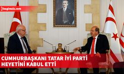 Cumhurbaşkanı Tatar İyi Parti Uluslararası İlişkiler Başkanı ve heyetini kabul etti