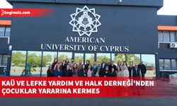 KAÜ ve Lefke Yardım ve Halk Derneği’nden çocuklar yararına kermes