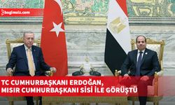 TC Cumhurbaşkanı Erdoğan, Mısır Cumhurbaşkanı Sisi ile görüştü