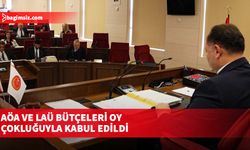 AÖA ve LAÜ bütçeleri oy çokluğuyla kabul edildi