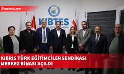 Kıbrıs Türk Eğitimciler Sendikası merkez binası açıldı