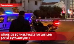 Girne’de şüpheli valiz patlatıldı: Şahsi eşyalar çıktı