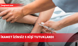 İkamet izinsiz 5 kaçak tutuklandı!