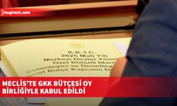 Meclis’te GKK bütçesi oy birliğiyle kabul edildi