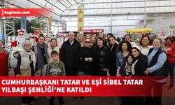 Cumhurbaşkanı Tatar ve eşi Sibel Tatar Yılbaşı Şenliği'ne katıldı