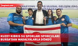 Kuzey Kıbrıs Su Sporları Sporcuları Bursa’dan madalyalarla döndü