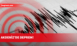 Akdeniz'de 4,4 büyüklüğünde deprem