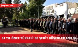 61 yıl önce Türkeli’de (Ayvasıl) şehit düşenler Tekke Bahçesi’nde anıldı