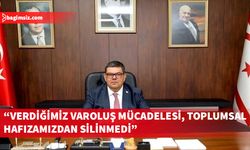 Maliye Bakanı Berova, “21-25 Aralık Milli Mücadele ve Şehitler Haftası” dolayısıyla mesaj yayımladı